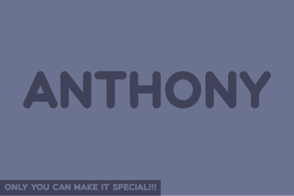 Anthony: The Handwritten Font Crafted for Authentic Design