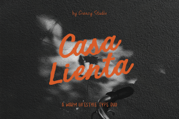 Casa Lienta: The Rustic Duo Font for Cozy Branding