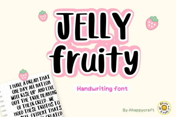 Jelly Fruity: The Squishy Display Font for Playful Projects