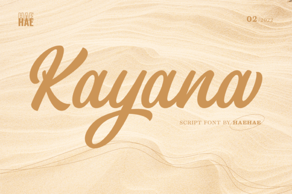 Kayana: The Modern Handwritten Font for Creative Projects
