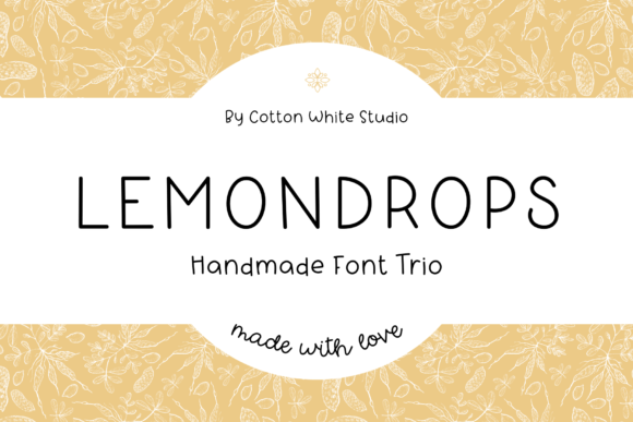 Lemondrops Trio: The Font That Brings Warmth to Your Work