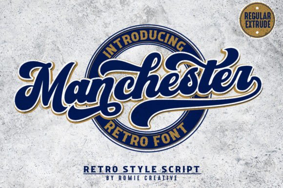 Manchester: Capturing the Bold Spirit of 70s and 80s Typography