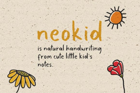 Neokid Handwriting Font: Capturing Childhood Whimsy