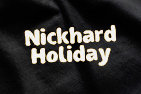 Nickhard Holiday: A Modern Handwritten Font for Creative Brands