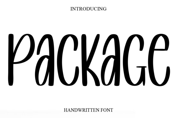 Package: The Sweet, Cursive Handwritten Font That Brings Joy