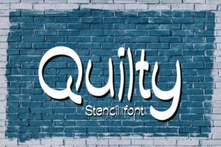 Quilty: The Stencil Font for a Modern, Casual Vibe