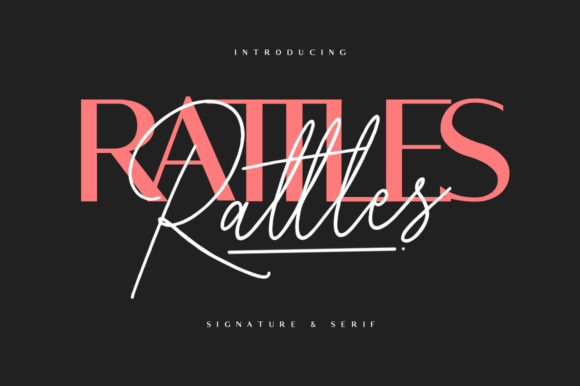 Rattles: Merging Sans Serif Clarity with Handwritten Soul