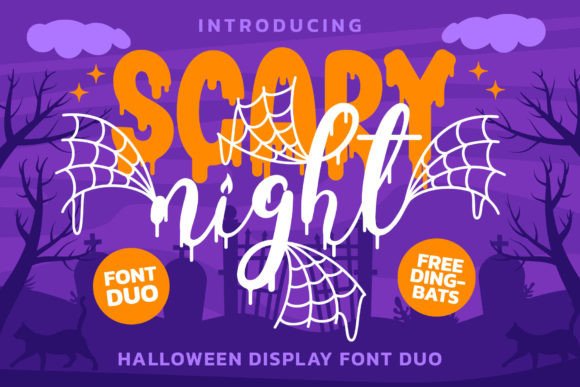 Scary Night Duo: Balancing Spooky and Cute in Your Designs