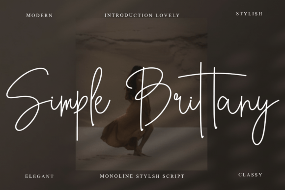 Simple Brittany: A Creative Font for Friendly Designs