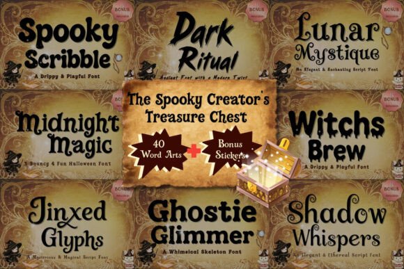 Spooky Creator Treasure Chest: A Complete Halloween Design Toolkit
