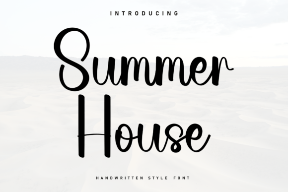 Summer House Font: A Handwritten Touch for Authentic Design