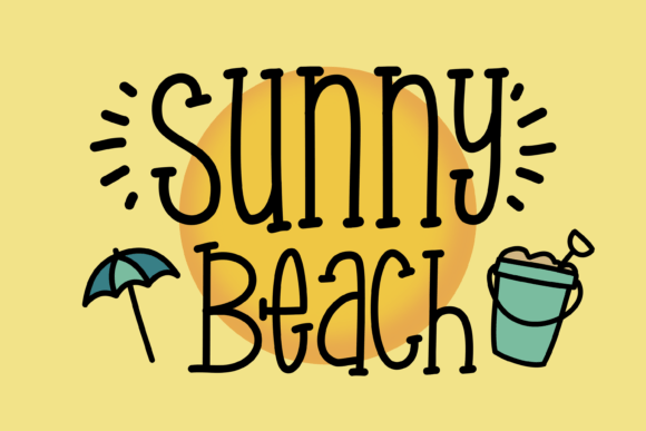 Sunny Beach: A Font That Captures the Joy of Summer