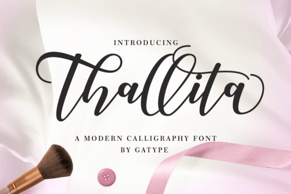 Thallita: The Modern Script Font for Personal Branding