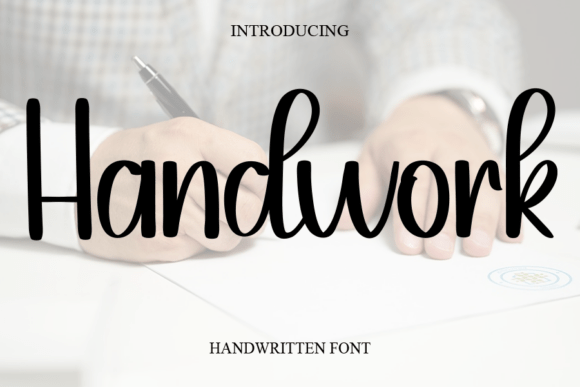 The Handwork Typeface: A Designer's Guide to This Sweet Script