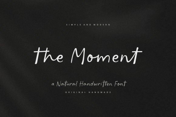 The Moment: A Creative Font for Elegant, Modern Designs