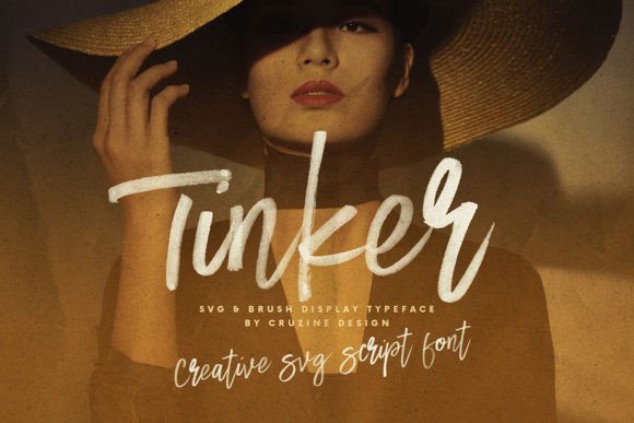 Tinker: A Bold Brush Font for Playful Branding