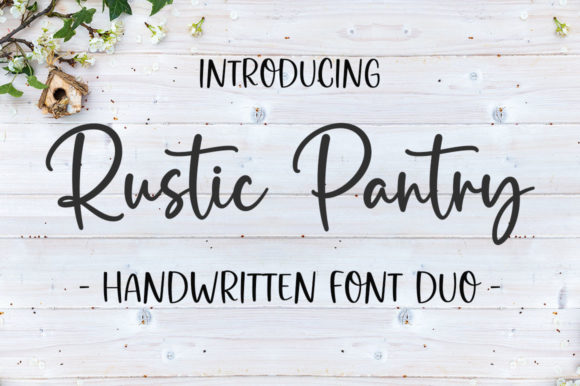Unveiling the Charm of Rustic Pantry: A Designer's Go-To Script Font