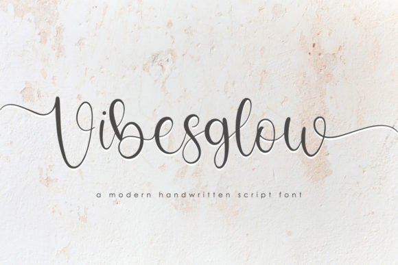 Vibesglow: A Creative Font for Modern Branding Projects