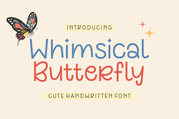 Whimsical Butterfly: A Typeface for Enchanting Designs